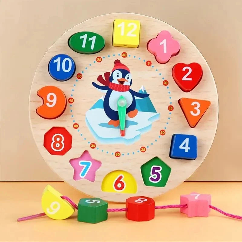 Horloge multi-jeux Montessori