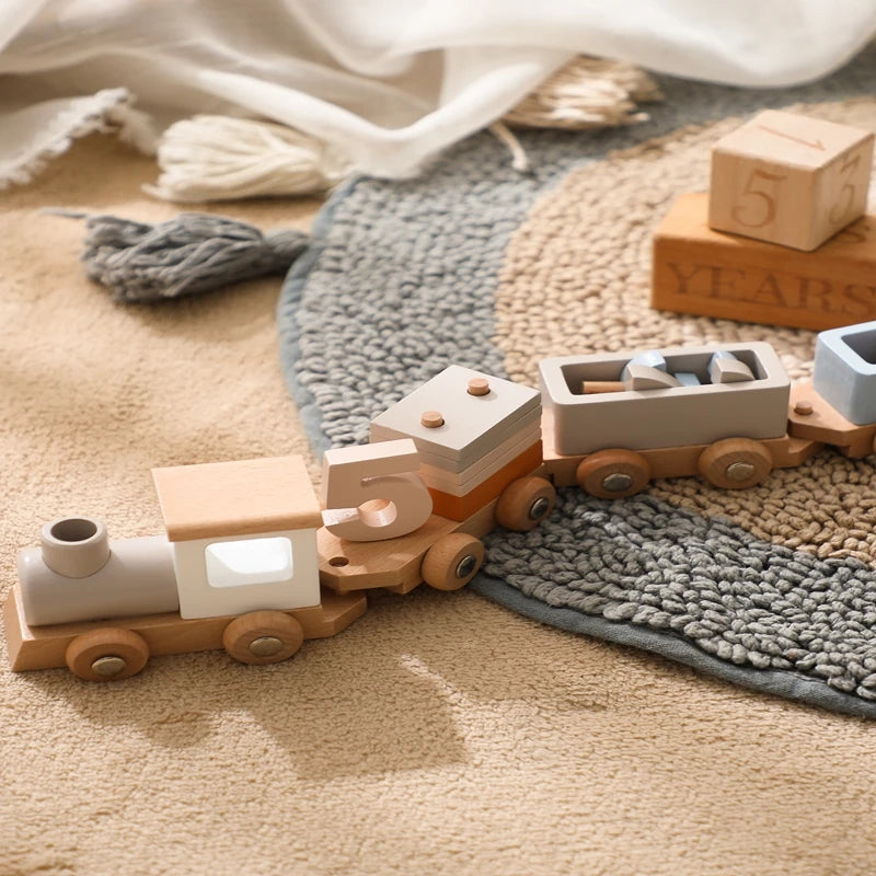 Little wooden train