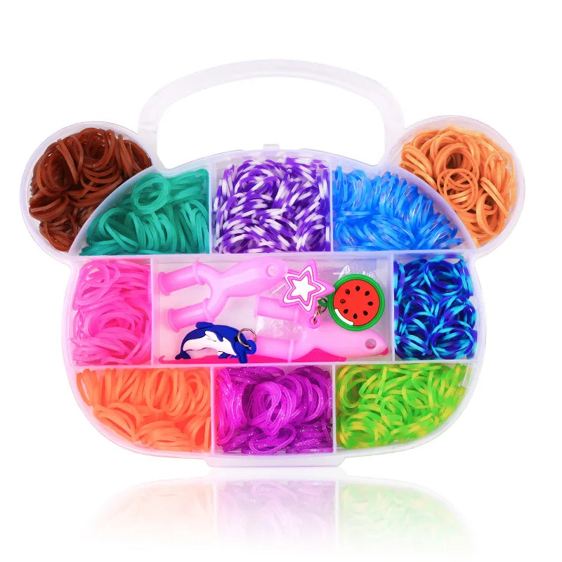 Coffret bracelets d'élastique DIY