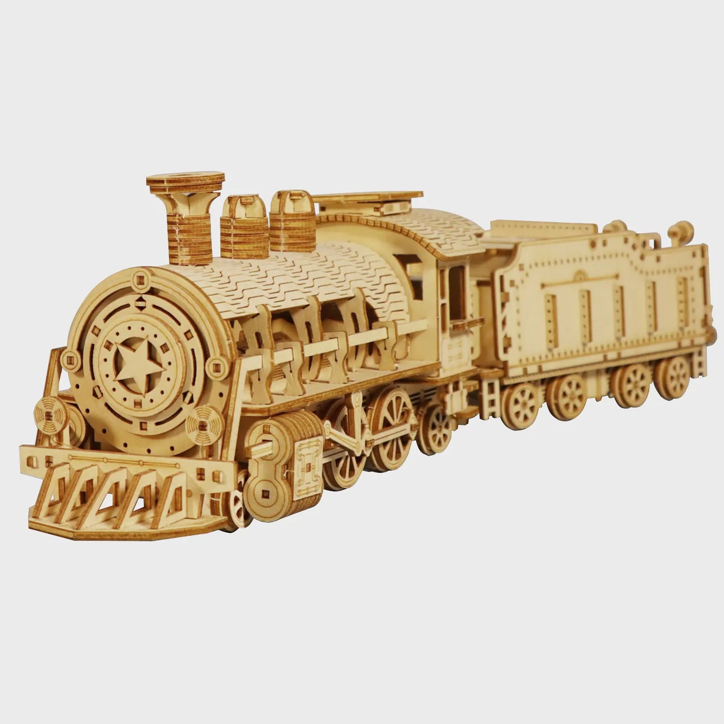 Maquette en bois - Train à vapeur