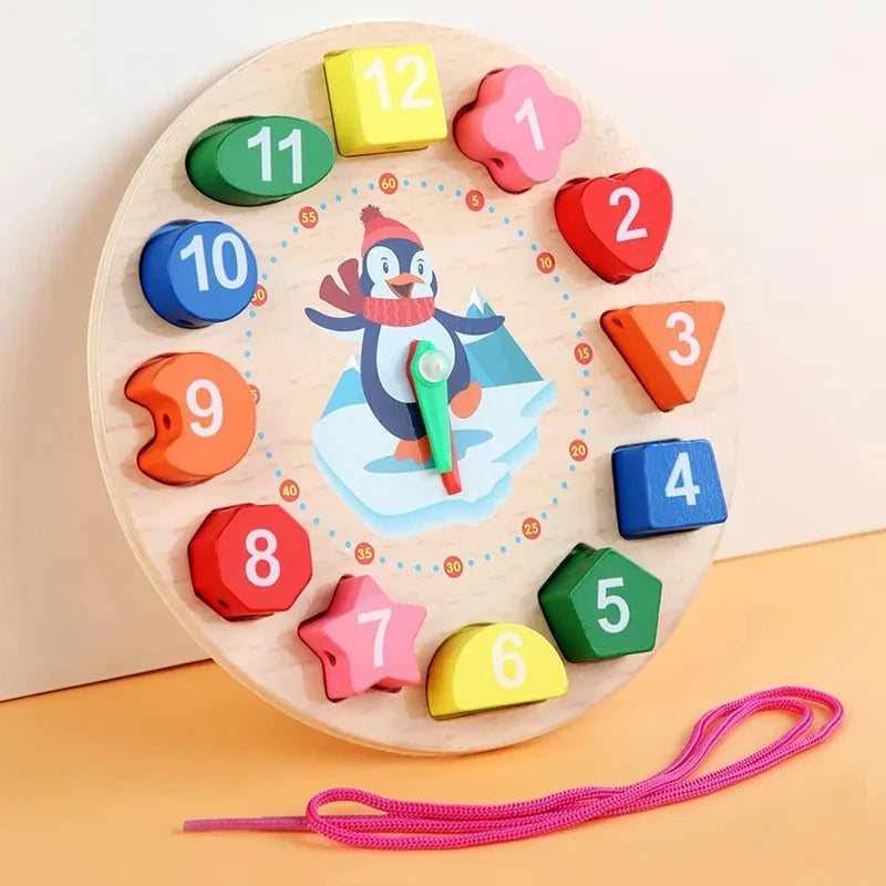 Horloge multi-jeux Montessori