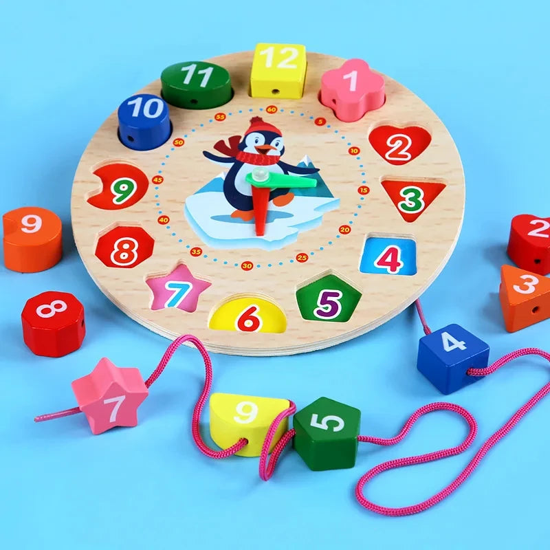 Horloge multi-jeux Montessori