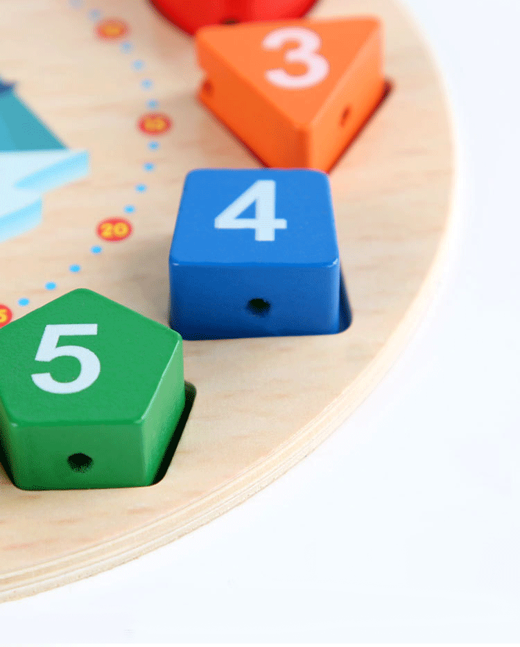 Horloge multi-jeux Montessori