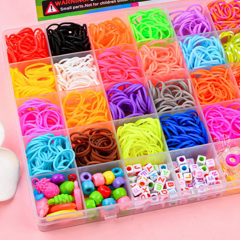 Coffret bracelets d'élastique DIY