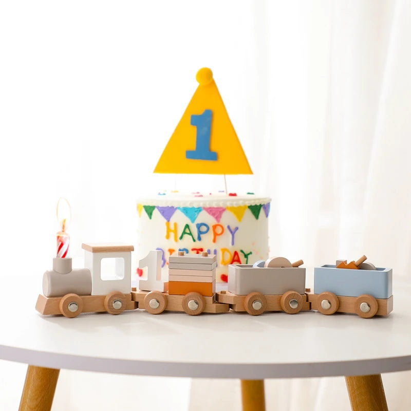 Little wooden train