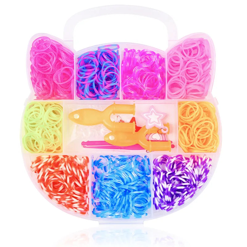 Coffret bracelets d'élastique DIY